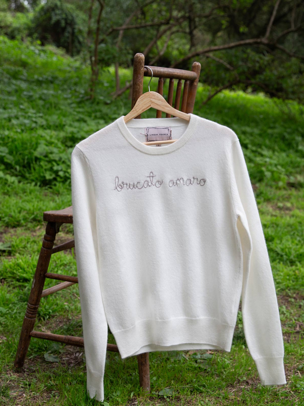 Cashmere "Brucato Amaro" Sweater