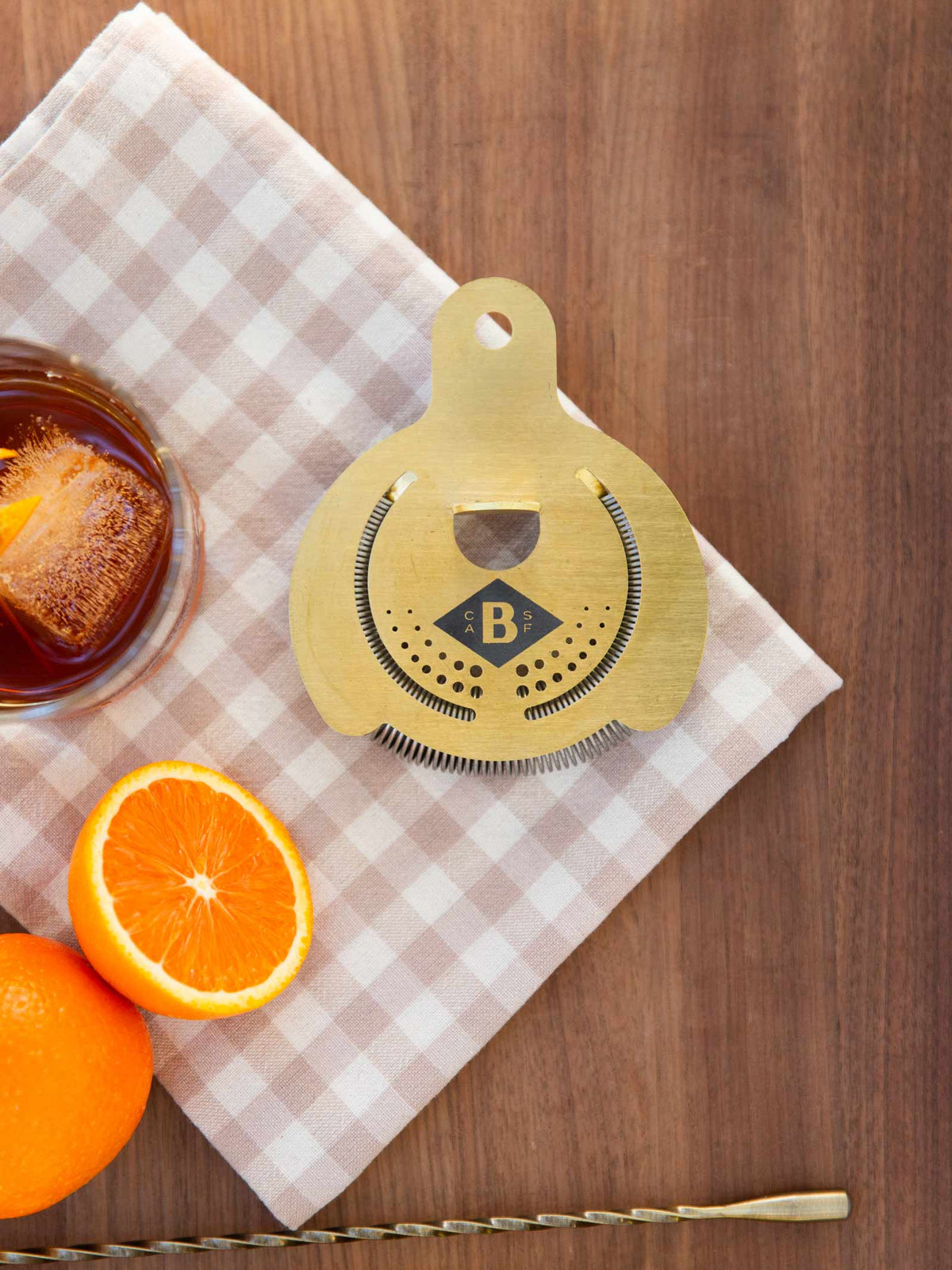 Solid Brass Hawthorne Strainer