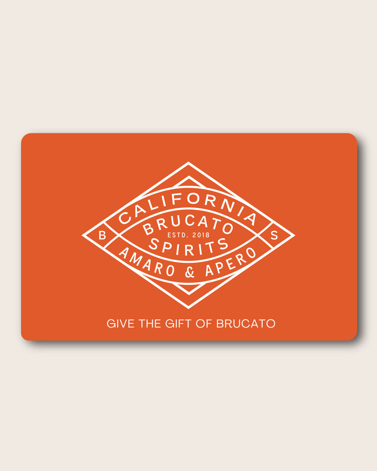 Brucato Amaro Gift Card (Online Only)